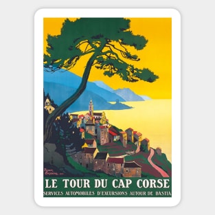 The tour of Cap Corse Sticker